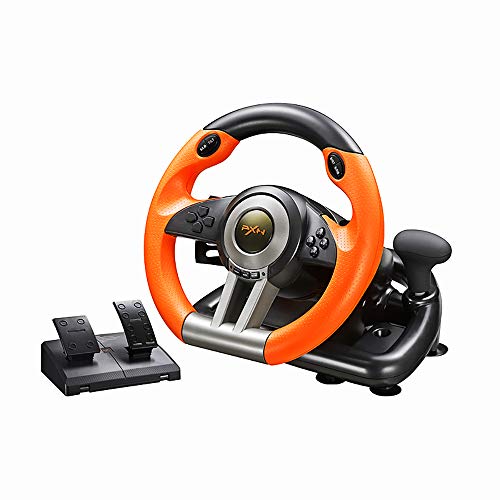 PXN V3III PC Roda de direção de 180 graus universal USB Racing Racing Racing Wheel com pedais para PS3, PS4, Xbox One, Xbox Series