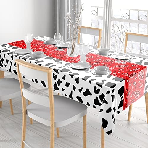 OUDAIN 3 Pacote de mesa de mesa ocidental Tabela de mesa Tabela Tabela Tabela Tabela Bandana Tocada de mesa de mesa