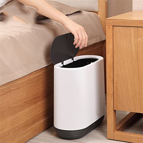 Sawqf de grande capacidade pressionando o tipo de poeira resíduos com tampa de lixo de cozinha pode caixa de banheiro salvar espaço de lixo de lixo