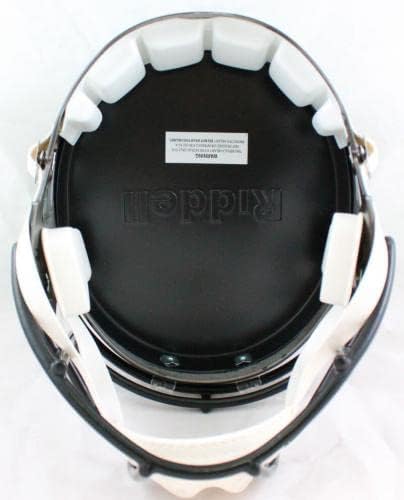 Michael Vick autografou Atlanta Falcons f/s capacete de velocidade -jsa w *prata - capacetes da NFL autografados