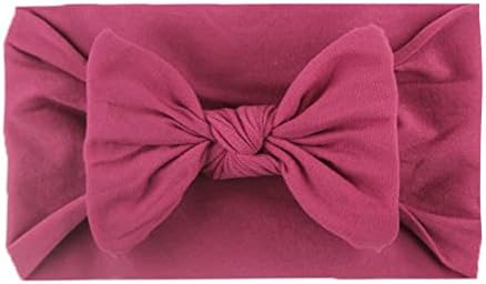 Aoof Baby Cotton Rabbit Bandace Recém-nascido Elastic Bowknot Hair Band Girls Bow-NOT-NOT