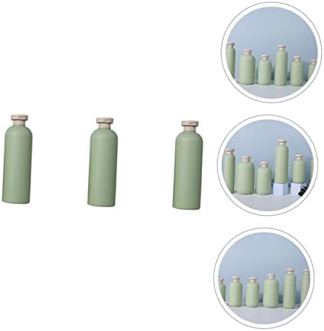 Fomiyes 3pcs chuveiro gel garrafa de líquido Recipientes de líquido Silicone Bottle Bottle Silicone Shampoo Squeeze Bottles Reciltable Plástico Garrafas de Viagem para Protenge