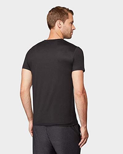 32 graus Camiseta clássica masculina masculina Vneck | Anti-odor | Alongamento de 4 vias | Merfação de umidade