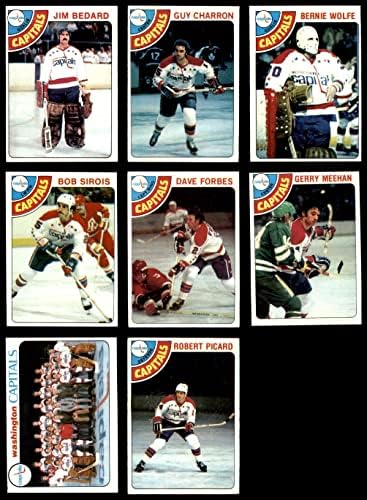 1978-79 Topps Washington Capitals perto da equipe set Washington Capitals-Hockey VG/Ex+ Capitals-Hockey