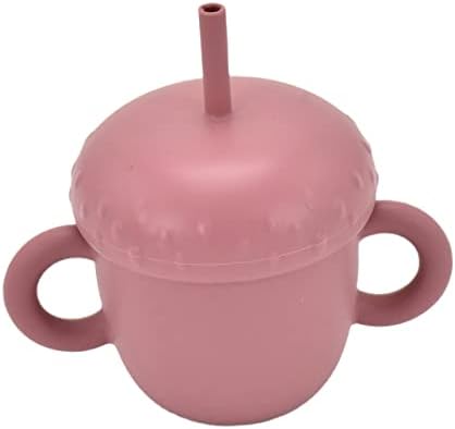 Toyandona Sippy Cup Silicone Straw Cup para bebês garotos de água à prova de água para crianças para crianças garrafa de água