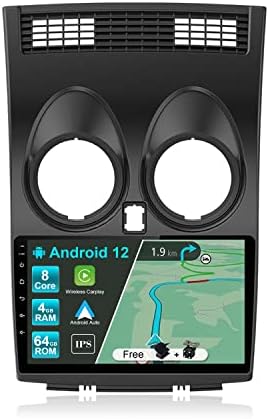 Bxliyer Android 12 IPS DUPLO DINO DINO ESTÉRIO DE ESTÉRIO NISSAN QASHQAI J10 - CarPlay sem fio/Android Auto/DSP - 4G + 64G