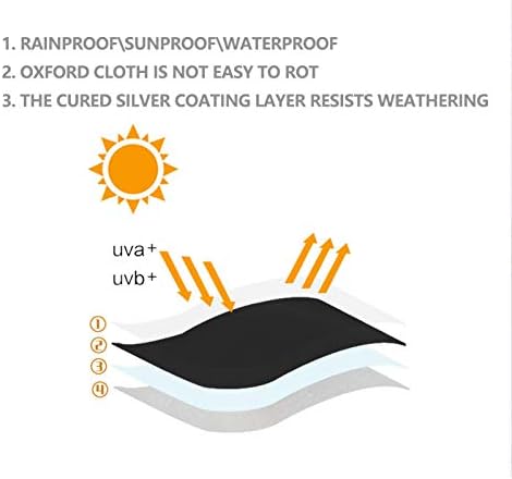 Máquina de lavar aspzq Cobrar móveis de jardim de cubos retangulares Capas anti-UV à prova d'água Todo o clima, tamanho personalizado