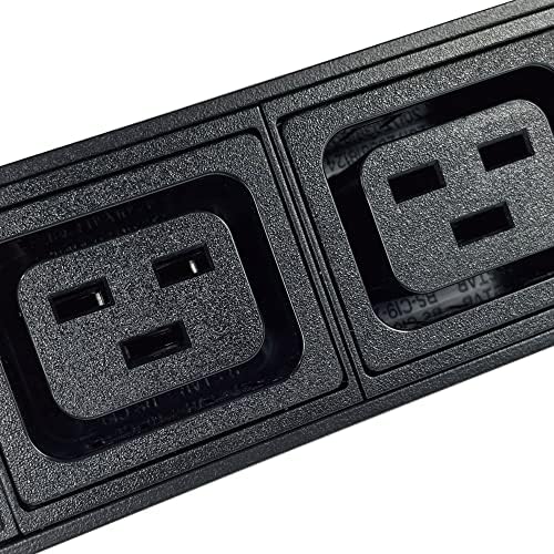 PDU de proteção de surgo medido, 240V, L6-30P, 30A, 7200WATTS, C13 e C19 pontos de venda, PDU de mineração de criptografia, Data Center PDU, ASIC/Rigs PDU