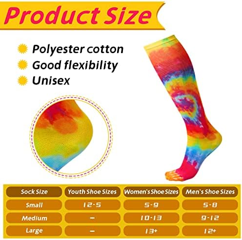 2 pares TIY Dye Socks Novidade Crazy Tie Tye Dye Meias infantil Meias de futebol unissex Padrão casual de meias de futebol coloridas meias de softball coloridas meias de compressão