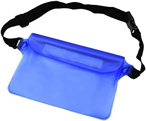 Bolsa impermeável com alça de cintura, bolsa de bolsa seca de pacote de fã à prova d'água nktm para nadar de passeio de caiaque,