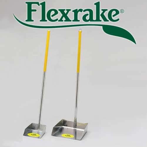 Flexrake 5A pequena colher com alça de alumilita de 36 polegadas