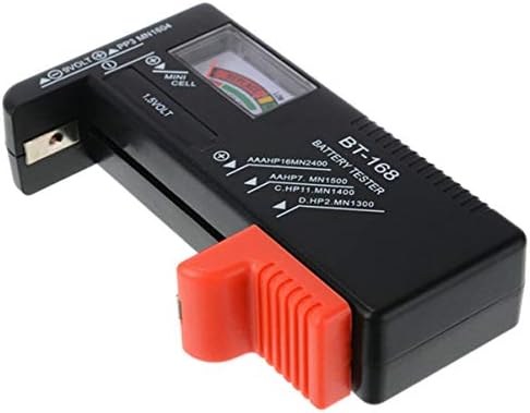 Verificador de testador de nível de vida útil da bateria Fainwan para AAA AA C D 9V Tensão de 1,5V com o medidor de energia