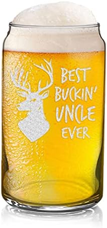 Veracco Best Buckin 'tio Ever Gun Funny Birthday Gifts Dia dos pais para papai vovô padredá cerveja de cerveja de cerveja