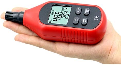 Sawqf Thermo-higrômetro Handheld Handheld de alta precisão Testador de temperatura interna Detector de umidade do ar industrial