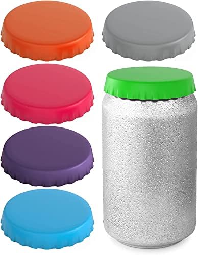 As tampas de soda de silicone - podem capas - podem tampas - podem cair - podem economizar - pode rolar - se encaixa em latas de refrigerante padrão