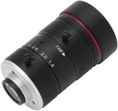 Lente da câmera de CCTV, baixa distorção manual de alta resolução Iris lente anti -reflexão para câmera industrial