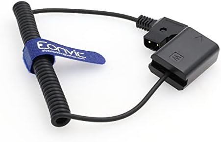 EONVIC DTAP para NP-FZ100 Adaptador de cabo enrolado da bateria para Sony A9 A7R3 A7M3 A7S3 A7III A7RM3 A7SM3 Câmeras