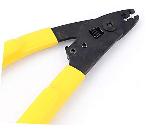 X-Dree amarelo PVC Clauss Modelo de fibra óptica CFS-2 (Separador de Fibra Ótica Clauss con Revestimiento de PVC Revestido