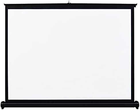 TWDYC Projector Screen 50 polegadas Pull Up Dobring Screen Home Theater para projetor DLP Projector Handheld 4: 3