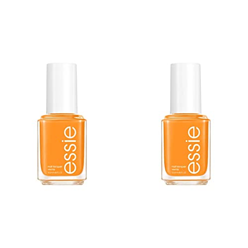 esmalte essie, break It Sundown, coleção de verão 2022, laranja vibrante, 8 livres veganos, 0,46 fl oz