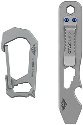 Oknife OTool 2 Mini EDC Titanium Tool Multifuncional com Otacle 2 Gray