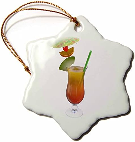 Junto gráfico de 3drose boehm - uma bebida alcoólica de mai tai - ornamentos