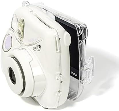 Ngaantyun mini 7+ kit de pacote de estojo claro para fujifilm Instax Mini 7 Plus Instant Camera Case com suporte de bolso