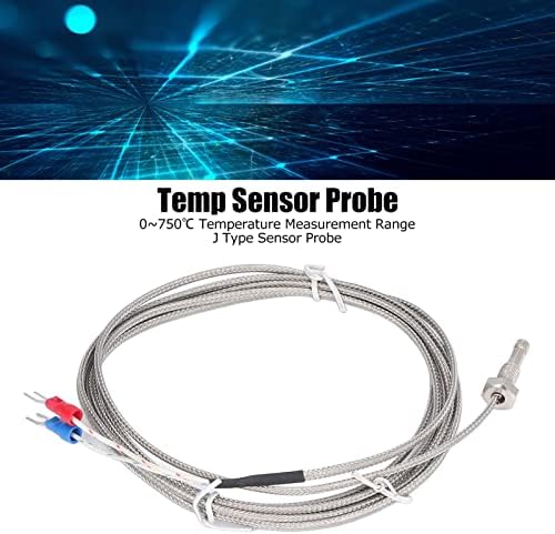 Sensor de temperatura, sensor de temperatura J Tipo de termopar sensor J Tipo Termistor Termist Sonda Ferramenta de medição de temperatura