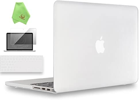 UESWILL 3 EM 1 CASO HARDE COMPATÍVEL COM MacBook Pro, Modelo A1425 / A1502, CD-ROM + Teclado e Protetor de tela, Limpo