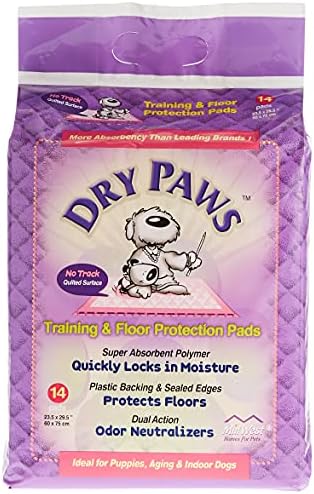 Midwest Dry Paws Training and Floor Protection Pads, 100 contagens