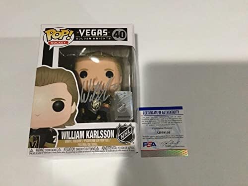 William Karlsson assinou os Cavaleiros de Vegas Autografados Golden Funko Pop PSA DNA CoA A - Figuras autografadas da NHL