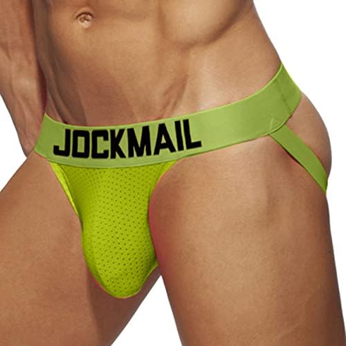 UBST Jockstrap for Mens, apoiador atlético Mesh ativo bolsa respirável de volta