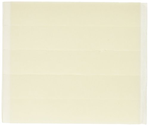 Tiras de espuma de tapeca com guia, branco, 1/2 x 2 - 25/pk