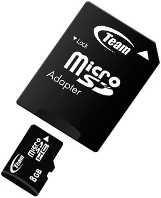 8GB CLASSE 10 MICROSDHC Equipe de alta velocidade 20 MB/SEC CARTÃO DE MEMÓRIA. Blazing Card Fast para T-Mobile MDA MyTouch MyTouch 3G Fender Edition. Um adaptador USB de alta velocidade gratuito está incluído. Vem com.