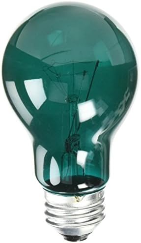 Iluminação de Westinghouse 0344400, 25 watts, 120 volts transe verde incandescente A19 Lâmpada - 2500 horas, Gren transparente