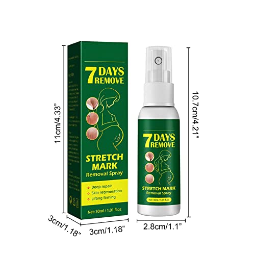 Vintners Filha de estrias Remoção Spray Stretchs Stretchs Rasa Remoção Hidratante Remoção de 30 ml Prevenção de Frostbite