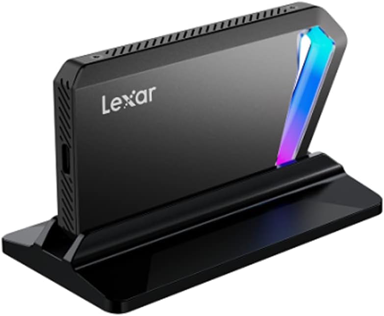 LEXAR LSL660X001T-RNNNU SL660 BLAZE GAMING SOLID SOLID SUDEL State Drive, pacote de 1 TB de 32 GB de alto desempenho 800x UHS-I SDHC Card de memória