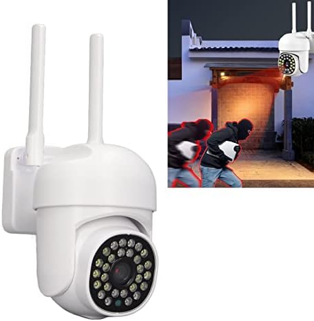 Câmera de segurança NAROOTE, câmera de vigilância abs shell de instalação fácil 1080p 2 Way Intercom para GATE