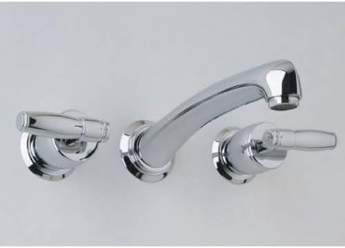 Rohl MB1931LMPN-2 Michael Berman Montado Zephyr Spout Faucet com metal, níquel polido