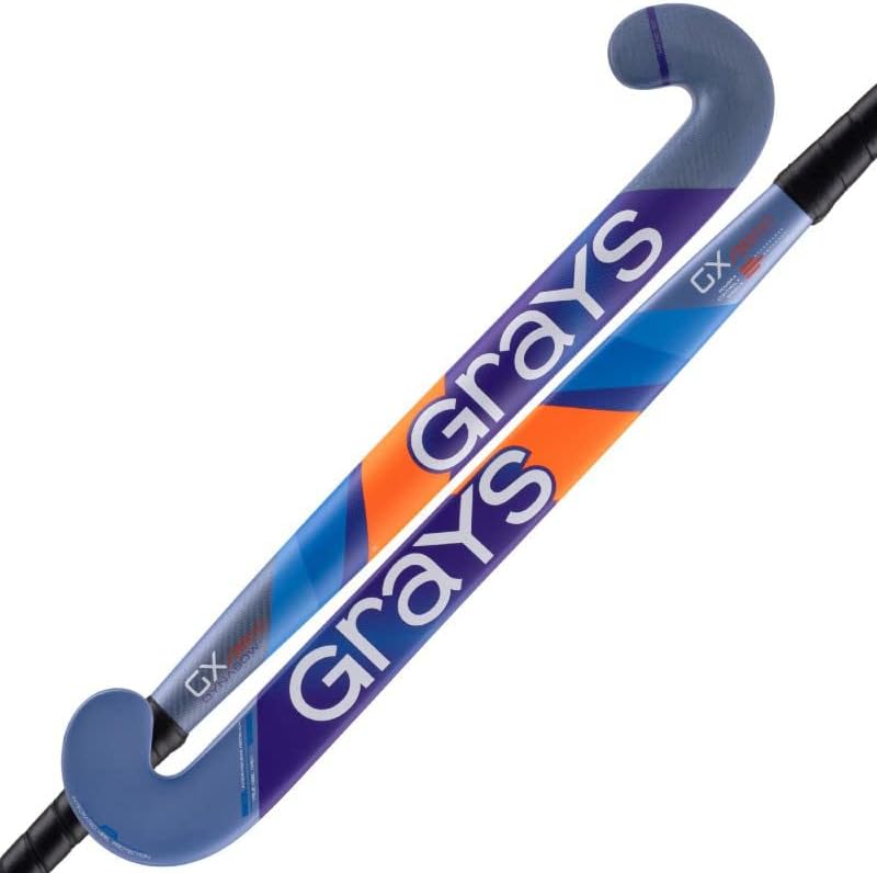 Greys GX2000 Dynabow Junior Hockey Stick - azul/roxo - luz de 32 polegadas
