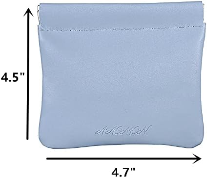 Mini Mini Moedas Bolsa Fantástica Bolsas de Armazenamento de Squeeze Squeeze Bolsas de Couro de Cartão 4.7x4.5