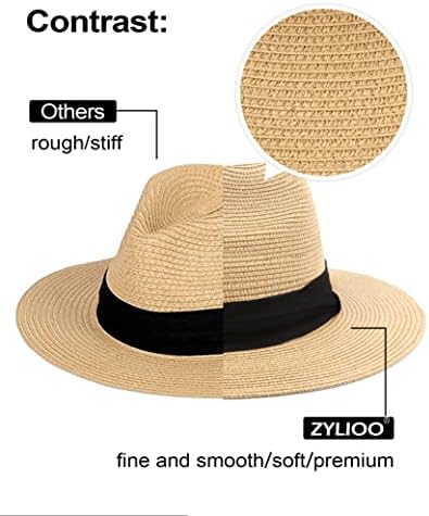 Zylioo xxl enorme tamanho chapéus de sol, chapéu de praia larga da variação para cabeças grandes, chapéus de viagem