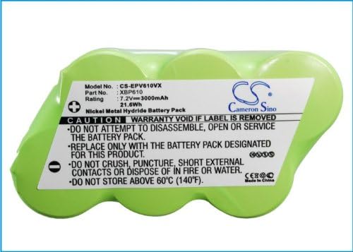 Bateria de substituição de Cameron Sino para Euro Pro Shark UV610DT, Shark UV610TC, Shark UV610US, Shark UV614, Shark UV614H, Shark XBP610, se encaixa