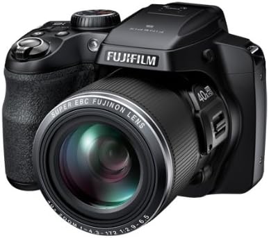 Câmera digital preta de 16MP de Finepix S8200