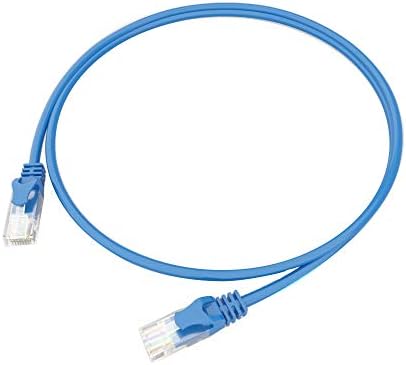 SOLOS CAT 6 Cabo Ethernet 550MHz, 10 Gbps RJ45 Cordão de rede de computadores, azul