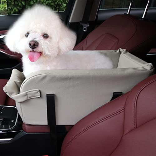 Centro de assento de carro de cachorro Console de cachorro Booster Cachorro Seamento de carros Pequeno de gato de cachorro Sento