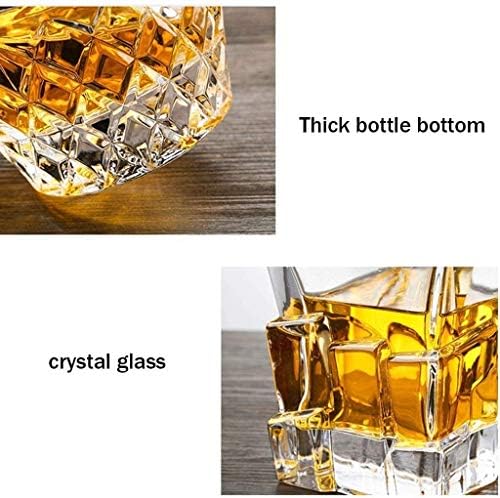 Decanter de uísque e óculos Decantador de uísque Conjunto de 7 peças Crystal Whisky Decanter Conjunto premium de licor