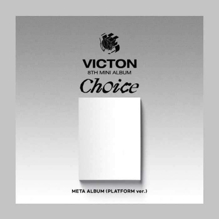 Victo Choice 8º mini -álbum plataforma de plataforma titular de plataforma+1p FotoCard Álbum+2p Fotocard+12p Acordeão