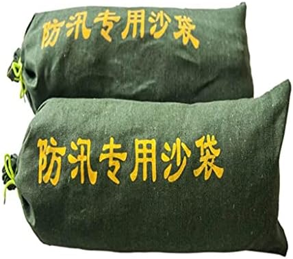 Sacos de inundação reutilizáveis ​​com laços usados ​​para conter e desviar o pacote verde do exército de água da inundação de 10