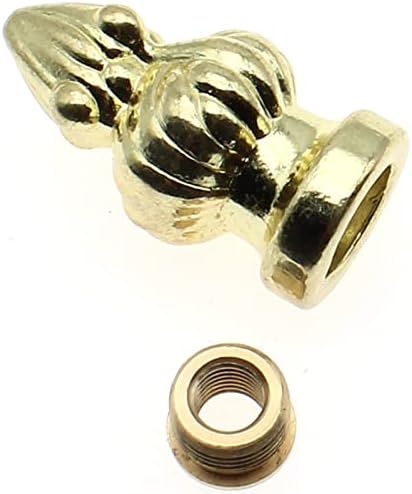 Lâmpada de lâmpada de ouro de 1-3/8 polegadas de lâmpada de tampa de tampa finial de tampa de lâmpada para tom de